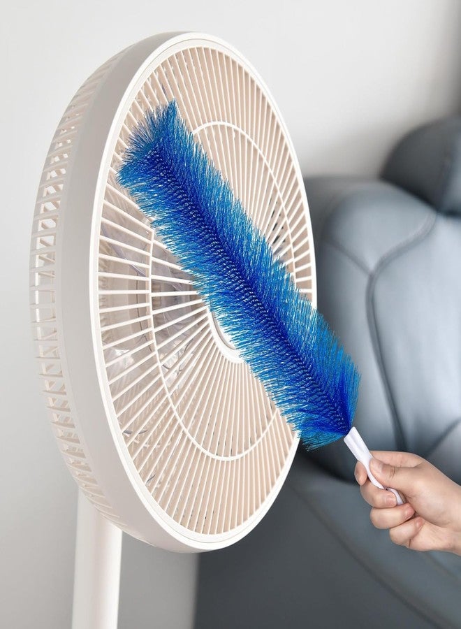 BHHB Fan Dusting Brush,Bendable Dusting Brush,Microfiber Dust Collector,Fan Dusting Brush Cleaning Duster,Fan Cleaning Brushes (Multi Color) - Image 3